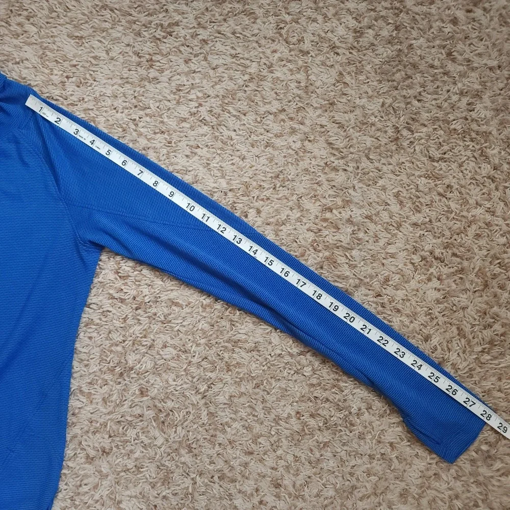 Nike Dri-Fit Running Turtle Neck Blue Womens S Long‎ Sleeve Shirt